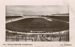 Terraces Prints: Stadium, Franco-British Exhibition, White City, London