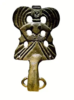Hermitage Prints: Staff Head. Bronze, 17 cm. 4th century BC. Proceeds