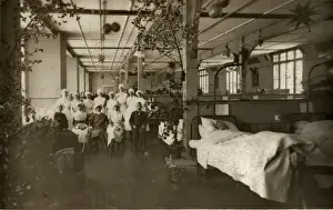 Snell Prints: Staff and patients at Holborn Union Infirmary, Highgate, Lon