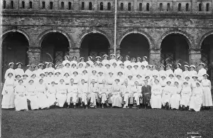 Britain British Nurse Nurses Medicine Prints: Staff of Rangoon General Hospital, incl Lily Mary McKenzie