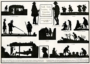 Images Dated 12th March 2012: Staff, Subs, Sentries & Surprises Silhouetted