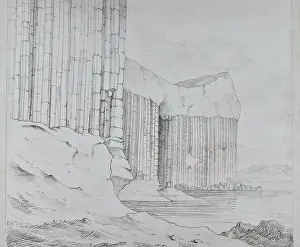 Staffa, showing Fingal's Cave
