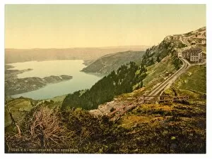 Images Dated 2nd May 2012: Staffel and Zug Lake, Rigi, Switzerland