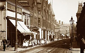 Stafford Prints: Stafford Street, Longton early 1900's
