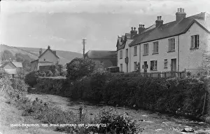 Hunters Prints: The Stag Hunters Inn in Brendon