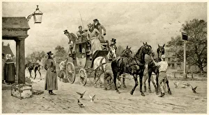 Images Dated 3rd October 2018: STAGECOACH / 100 YRS AGO