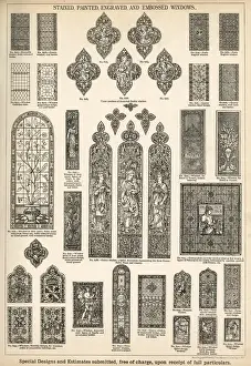 Embossed Prints: Stained, Painted, Engraved and Embossed Windows, Plate 164