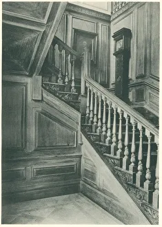Crawley Prints: Staircase At Westbury House, Long Island