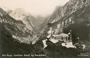 Stalheim Prints: Stalheim Hotel, Naerodalen, Sogn, Norway