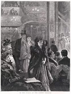 Stalls Collection: In the Stalls at the Empire Theatre, 1894