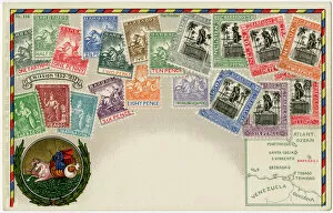 Stamps Collection: Stamp Card produced by Ottmar Zeihar - Barbados
