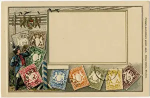 Ottmar Prints: Stamp Card produced by Ottmar Zeihar - Bavaria, Germany