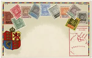 Regions Prints: Stamp Card produced by Ottmar Zeihar - British Guyana