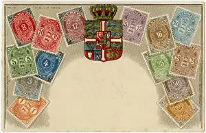 Ottmar Prints: Stamp Card produced by Ottmar Zeihar - Denmark
