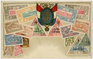 Djibouti Gallery: Stamp Card produced by Ottmar Zeihar - Djibouti