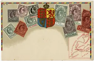 Ottmar Prints: Stamp Card produced by Ottmar Zeihar - Gibraltar