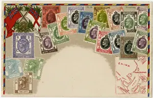 Stamp Card produced by Ottmar Zeihar - Hong Kong