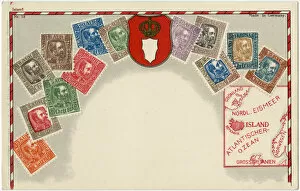 Stamp Card produced by Ottmar Zeihar - Iceland