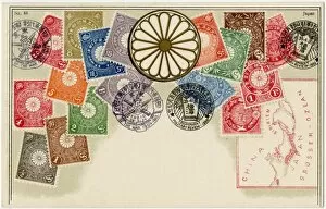 Stamp Card produced by Ottmar Zeihar - Japan