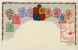 Ottmar Prints: Stamp Card produced by Ottmar Zeihar - Orange River Colony
