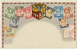 Siam Prints: Stamp Card produced by Ottmar Zeihar - Thailand