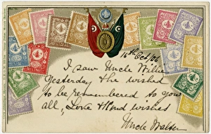 Images Dated 16th September 2016: Stamp Card produced by Ottmar Zeihar - Turkey