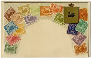 Regions Prints: Stamp Card produced by Ottmar Zeihar - Western Australia