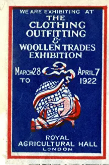Cinderella Prints: Stamp, Clothing, Outfitting & Woollen Trades Exhibition