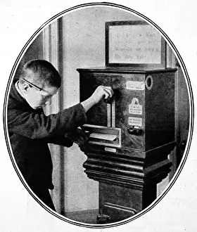 Stamping Prints: Stamp machine