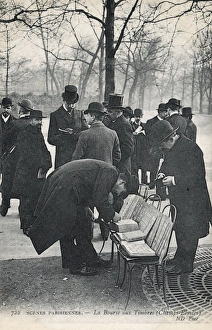 Albums Gallery: Stamp market on the Champs Elysees, Paris, France