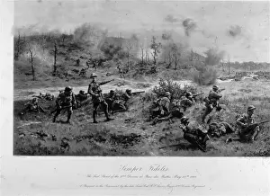 Last stand of the 2nd Devons at Bois des Buttes, WW1