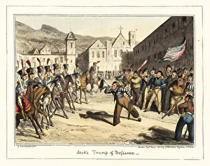 Blast Prints: A stand-off between British sailors and Brazilian cavalry, 1807