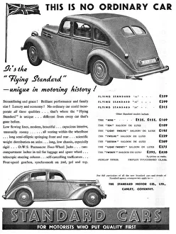 Standard Cars 1936 Model Range