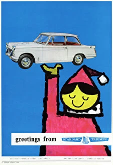 Festive Gallery: Standard Triumph car advertisement