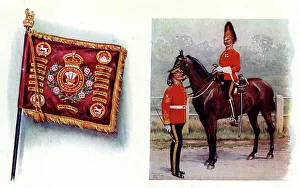 Regimental Prints: Standard and Uniforms of the 3rd Dragoon Guards