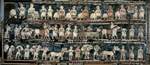 Mosaic Gallery: Standard of Ur.. Babylonian art