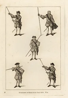 Account Gallery: The standing and marching salute exercises