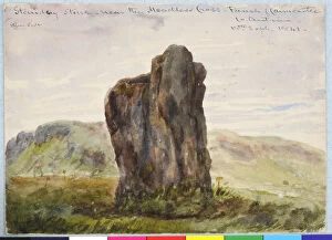 Images Dated 13th January 2011: Standing Stone near the Headless Cross, Parish of Cairncastl