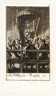 Diplomacy Prints: Stanislaus II Augustus at the Permanent Council, 1789