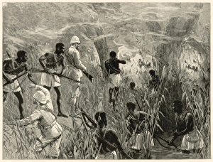 Stanley in Africa: the vanguard attacked Stanley in Africa: the vanguard attacked