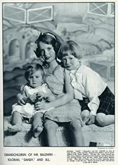 Images Dated 3rd October 2017: Stanley Baldwins grandchildren in 1935