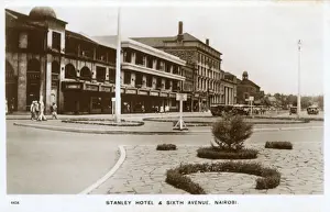 Stanley Hotel and Sixth Avenue, Nairobi, Kenya, East Africa