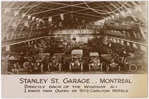 Venue Prints: Stanley Street Garage, a car showroom in Montreal