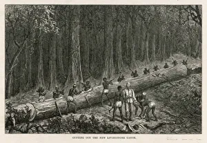 Africans Gallery: Stanleys Canoe Made