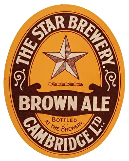 Label Prints: Star Brewery Brown Ale