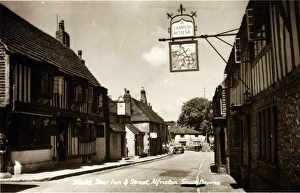 Alfriston Gallery: The Star Inn & Street, Alfriston, Sussex