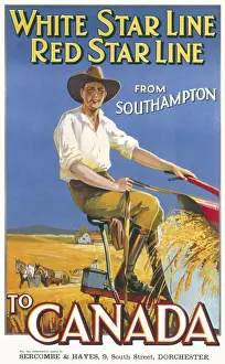 Immigration Prints: Star Line to Canada Poster