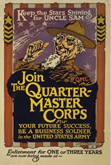 Keep the stars shining for Uncle Sam - Join the Quartermaste