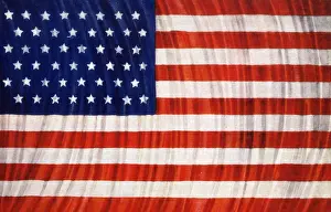 Mar19 Prints: Stars & Stripes Flag - 48 Stars / States