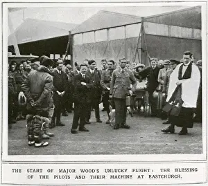 Start of Major Woods Unlucky Flight - Receiving a blessing